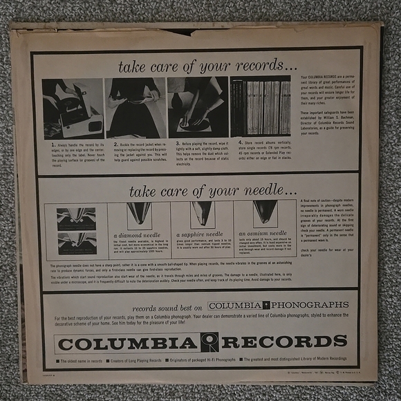 ERROLL GARNER CONCERT BY THE SEA 1957 CL 883 Mono six eye LP Vinyl Record - Picture 3 of 7